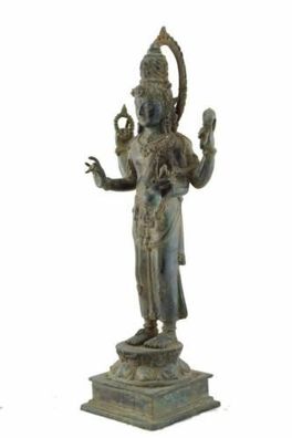 Shiva Bronzefigur ca. 32,5cm Größe schwere Figur Bronzeguss Buddha Lady Tara