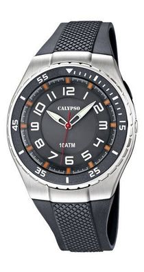 Calypso sportliche Armbanduhr Analoguhr Zeigeruhr 10ATM K6063/1