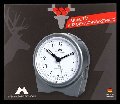 UTS Funk Wecker titan * * * Uhren Manufaktur Schwarzwald
