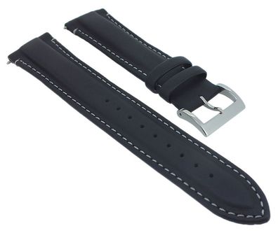 Casio Edifice Chrono Uhrenarmband 22mm Leder schwarz > EQB-501XBL-1AER