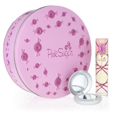 Aquolina Pink Sugar Geschenkset Pink Mirror Eau de Toilette + Make Up Spiegel in ...