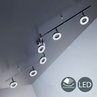 Deckenleuchte LED Lampen Decke Wohnzimmer Decken-Spot Leuchte Strahler 6-flammig