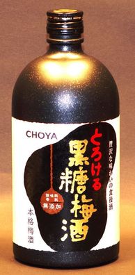 Choya Kokuto umeshu in der 0,720 Ltr. Flasche aus Japan