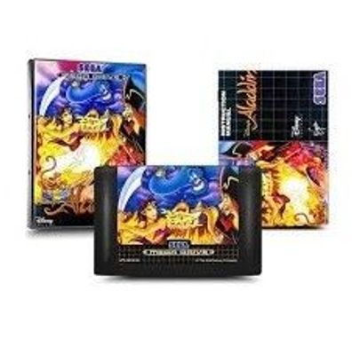SEGA Mega Drive Diesney Aladdin Boxed Retro Game 16 BIT Cartridge Original Verpackung