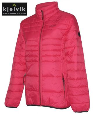 Kjelvik Damen Steppjacke pink Damenjacke Herbst Winter Jacke Übergang Übergröße