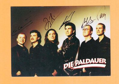 Die Paldauer (österreichische Musikgruppe) - persönlich signiert