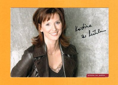 Kristina zur Mühlen (Moderatorin - 3sat) - persönlich signiert