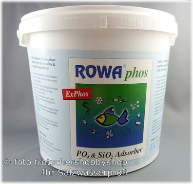 ROWA Phos 5Liter Eimer, Phosphatadsorber, ROWAphos leistungsstarker Phosphatentferner