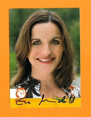 Eva Mannschott ( Moderatorin ZDF- Löwenzahn) - persönlich signierte. Autogrammkarte