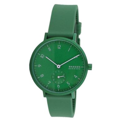 Skagen Damen Uhr Armbanduhr Aaren Silikon grün SKW2804