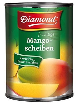 Diamond fruchtige Mango Früchte in Scheiben gezuckert 425g 6er Pack