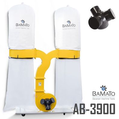 BAMATO Absauganlage AB-3900 mit Y-Adapter (400V)