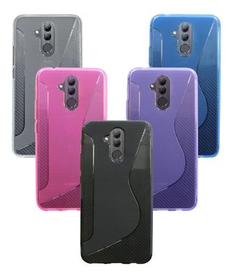 Handyhülle Huawei Mate 20 Lite Silikon Hülle Schutzhülle Case Cover Backcover