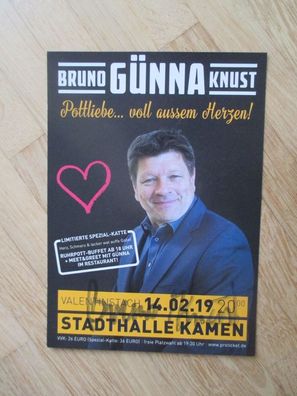Borussia Dortmund Stadionsprecher Bruno "Günna" Knust - handsigniertes Autogramm!!!