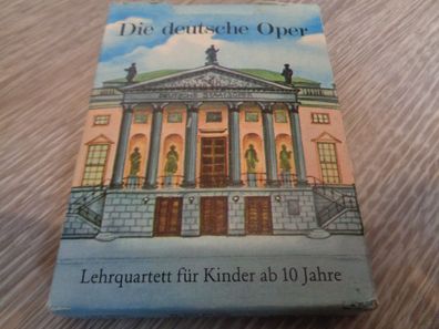 Lehrquartett für Kinder / Kartenspiel -Die deutsche Oper ab 10 Jahre