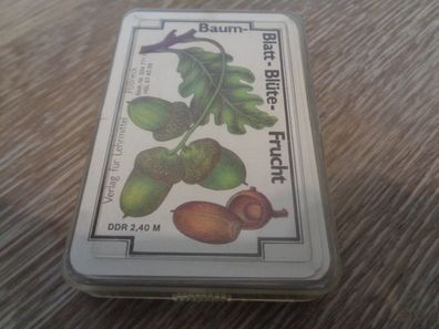 Kartenspiel für Kinder-DDR-Spiele Baum-Blatt-Blüte-Frucht