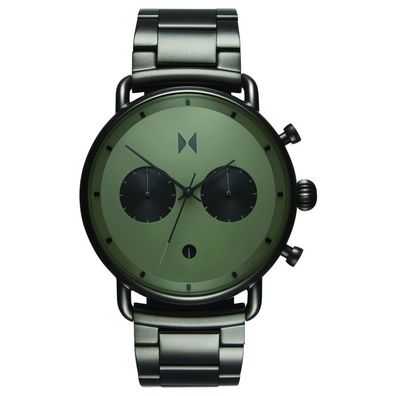 MVMT Blacktop Chrono Herren Uhr Armbanduhr Edelstahl D-BT01-OLGU
