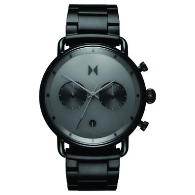 MVMT Blacktop Chrono Herren Uhr Armbanduhr Edelstahl D-BT01-BB