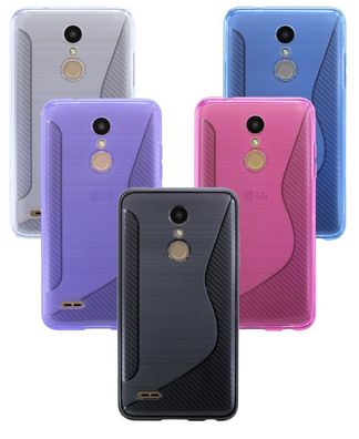 Handyhülle LG K9 Silikon Hülle Schutzhülle Case Cover Backcover