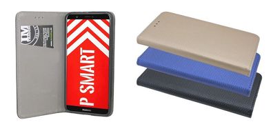 Tasche Huawei P smart Handyhülle Schutzhülle Flip Case Cover Etui Hülle