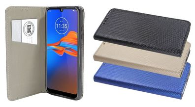 Tasche Motorola Moto E6 Plus Handyhülle Schutzhülle Flip Case Cover Etui Hülle