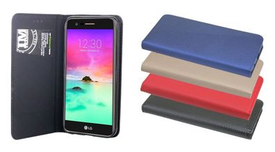 Tasche LG K11 Handyhülle Schutzhülle Flip Case Cover Etui Hülle