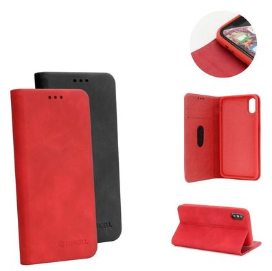 Flip Cover Tasche Handy Hülle Schutzhülle Standfunktion iPhone Samsung Huawei Xiaomi