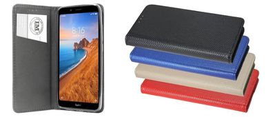 Tasche Xiaomi Redmi 7A Handyhülle Schutzhülle Flip Case Cover Etui Hülle