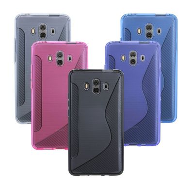 Handyhülle Huawei Mate 10 Silikon Hülle Schutzhülle Case Cover Backcover