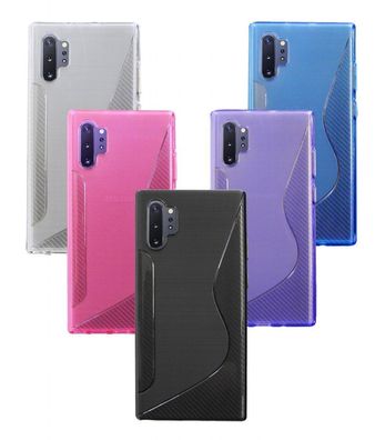 Handyhülle Samsung Galaxy Note 10 Plus Silikon Hülle Schutzhülle TPU Case Cover