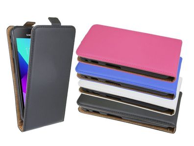 Tasche Samsung Galaxy X Cover 4 Pink Handyhülle Schutzhülle Flip Case Cover Hülle