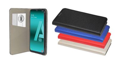 Tasche Samsung Galaxy A50 Handyhülle Schutzhülle Flip Case Cover Etui Hülle