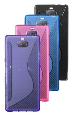 Handyhülle Sony Xperia 10 Silikon Hülle Schutzhülle Case Cover Backcover