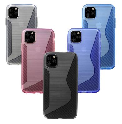 Handyhülle Apple iPhone 11 Pro Max Silikon Hülle Schutzhülle TPU Case Cover