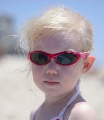 Baby Banz Kinder-Sonnenbrille 0-2 Jahre - rot