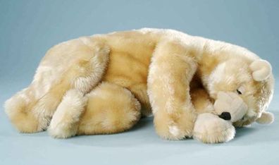 LEVUVU Eisbär Teddybär weiß Plüschtier 60 cm
