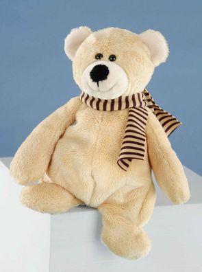 LEVUVU Flauschibär Teddybär sandfarben 20 cm