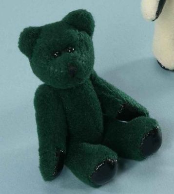 LEVUVU Minibärchen Teddybär grün 7 cm