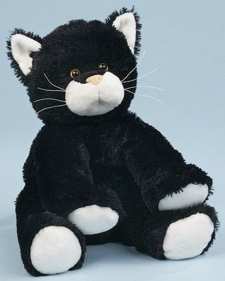 LEVUVU Schlenker-Katze schwarz-weiß 24 cm