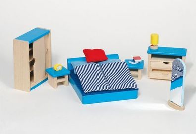 goki - Puppenhaus-Einrichtung Schlafzimmer