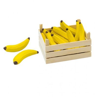 Goki Bananen in Obstkiste, Kiste: 13,6 x 10,6 x 6,8 cm,