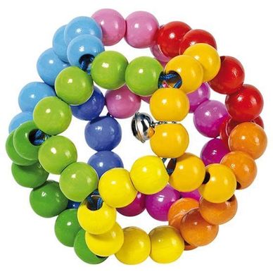Heimess Greifling Elastik Regenbogenball