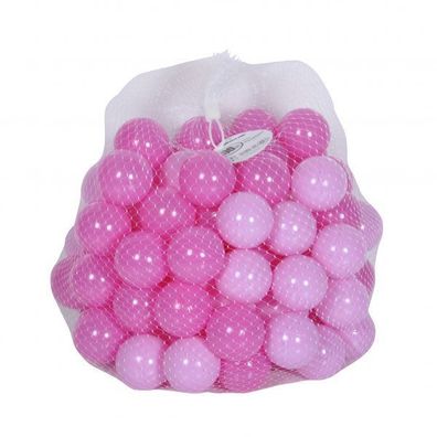 Spielbälle - Bälle 100 Stück pink/ rosa, 6 cm, im Netz