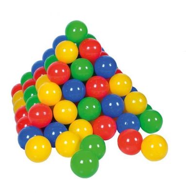 Spielbälle - Bälle 300 Stück bunt, 6 cm, im Netz