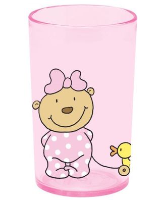 Kinder-Trinkglas Pitzelpatz Baby rosa