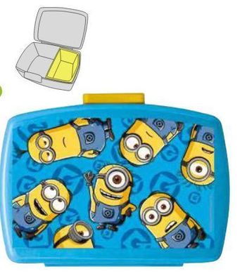 Minions - Brotdose Premium mit Einsatz
