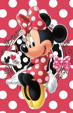 POS - Fleecedecke Minnie Mouse-Design