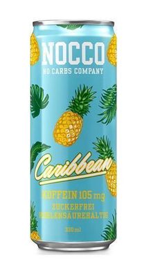 NOCCO BCAA DRINK - Caribbean 330 ml 12 Dosen