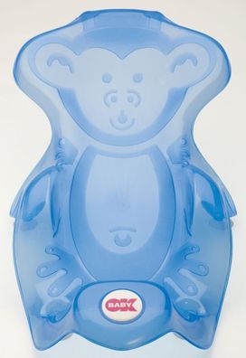 OK-Baby Badehilfe Monkey blau transparent