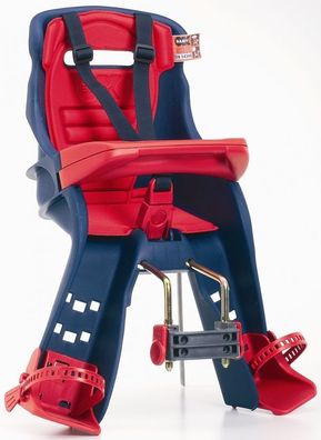 OK-Baby Kinder-Fahrradsitz Orion für Lenker blau/ rot